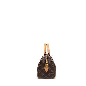 LOUIS VUITTON SPEEDY 20 BANDOULIERE MONOGRAM CANVAS GHW (MICROCHIP)