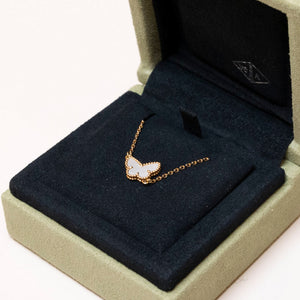 VAN CLEEF & ARPELS SWEET BUTTERFLIES BRACELET 18K YELLOW GOLD/ MOTHER OF PEARL