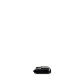 CHANEL 2.55 REISSUE FLAP CARD HOLDER BLACK CALFSKIN GHW