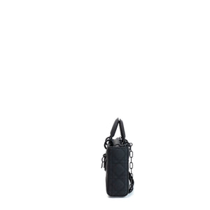 CHRISTIAN DIOR MEDIUM D-JOY BAG BLACK ULTRAMATTE CALFSKIN SO BLACK