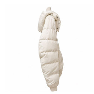 MONCLER LEOPOLD GIUBBOTTO COTTON POLYURETHANE DOWN JACKET WHITE SIZE 2