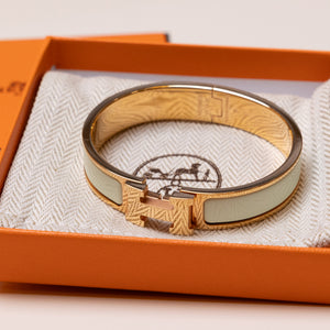 HERMES CLIC H BRACELET MINT GREEN RGHW