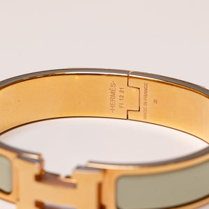 HERMES CLIC H BRACELET MINT GREEN RGHW