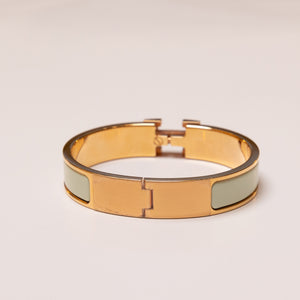 HERMES CLIC H BRACELET MINT GREEN RGHW