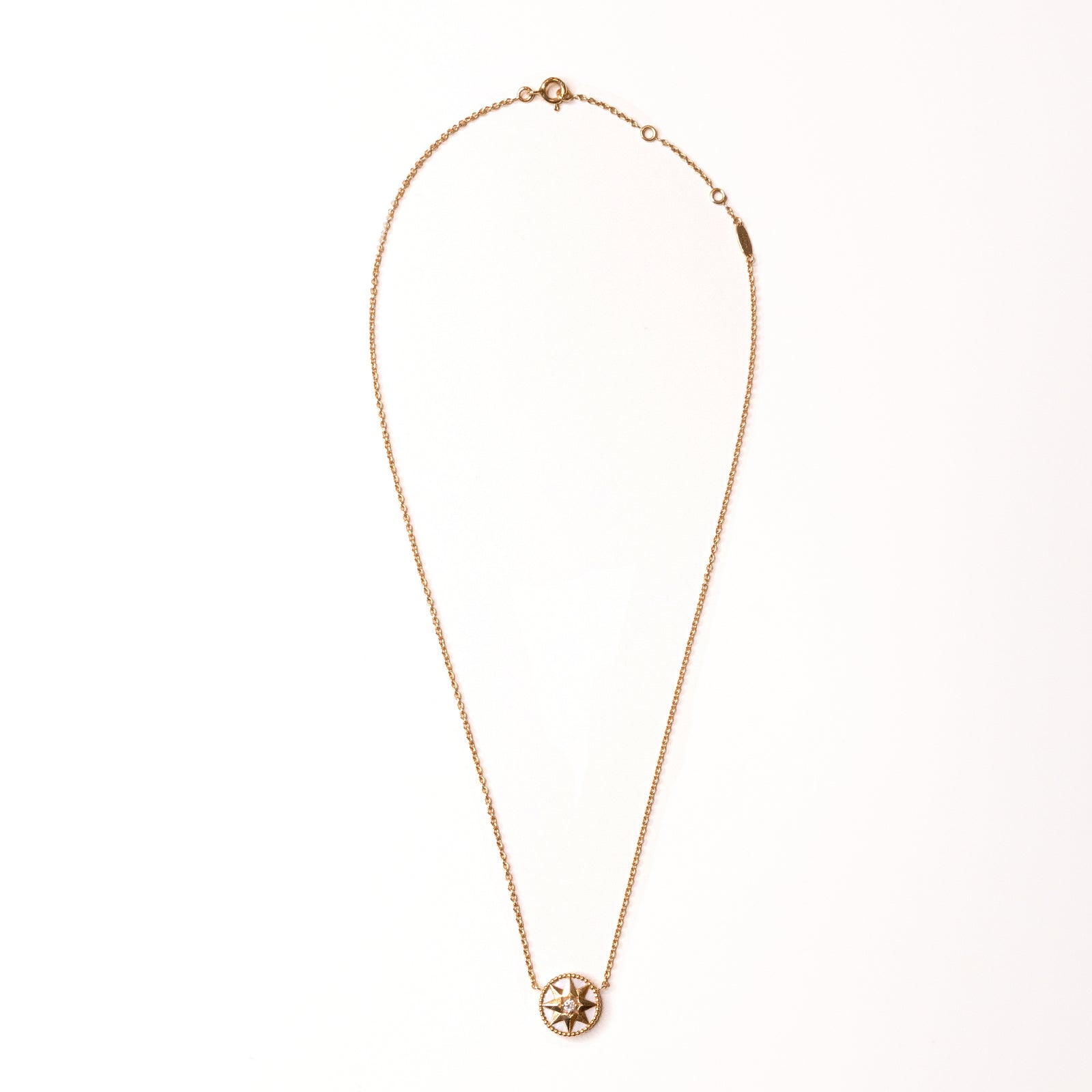 CHRISTIAN DIOR ROSE DE VENTS NECKLACE