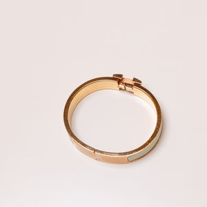 HERMES CLIC H BRACELET MINT GREEN RGHW