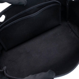 HERMES HERBAG CABAS TOILE CANVAS / VACHE LEATHER SHW