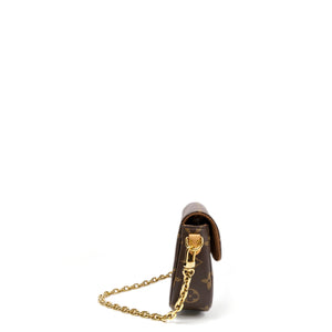 LOUIS VUITTON IVY WALLET ON CHAIN MONOGRAM CANVAS GHW