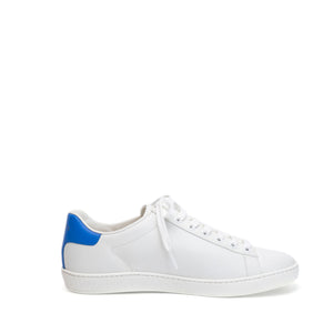 GUCCI x DISNEY HUEY, DEWEY AND LOUIE ACE SNEAKERS WHITE / BLUE LEATHER SIZE 37.5
