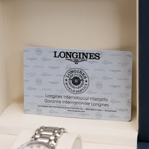 LONGINES PRIMALUNA WOMEN'S 30.5MM STAINLESS STEEL QUARTZ MOONPHASE WATCH