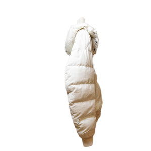 MONCLER LEOPOLD GIUBBOTTO COTTON POLYURETHANE DOWN JACKET WHITE SIZE 2