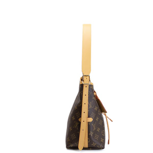 LOUIS VUITTON CARRYALL PM MONOGRAM CANVAS GHW (MICROCHIP)