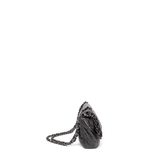 CHANEL MEDIUM CHAIN ME FLAP BAG GREY QUILTED CALFSKIN SHW