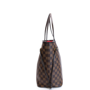 LOUIS VUITTON NEVERFULL MM DAMIER EBENE CANVAS GHW