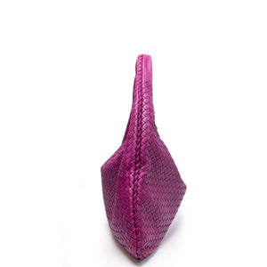 BOTTEGA VENETA HOBO BAG HOT PINK NAPPA LEATHER