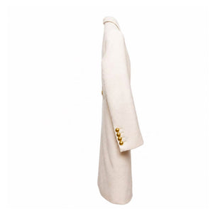 GUCCI WHITE WOOL COAT SIZE 38
