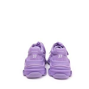 BALENCIAGA TRIPLE S SNEAKERS PURPLE SIZE 37