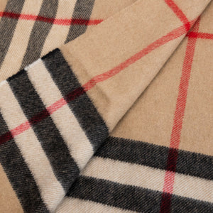 BURBERRY CHECK CASHMERE SCARF BEIGE