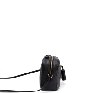 LOUIS VUITTON SAINTONGE MONOGRAM EMPREINTE BLACK LEATHER GHW