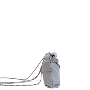 CHANEL MINI 22 BAG CALFSKIN LIGHT GREY SHW (MICROCHIP)