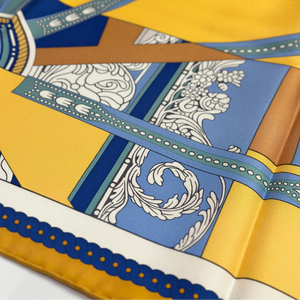 HERMES LA BERLIN BAYADERE SILK SCARF 90CM