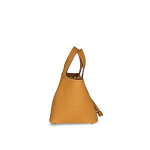HERMES PICOTIN LOCK 18 BISCUIT GHW STAMP Z
