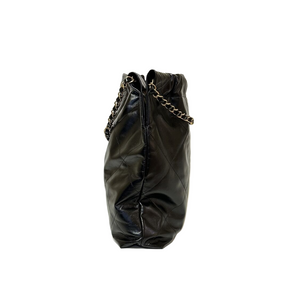 CHANEL 22 BAG MEDIUM SIZE BLACK GHW