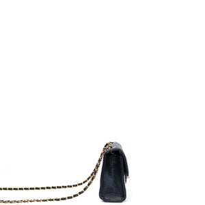 CHANEL 26C MINI FLAP BAG BLACK CAVIAR GHW (MICROCHIP)
