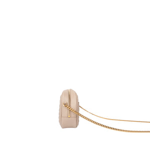 SAINT LAURENT CAMERA BAG BEIGE GHW