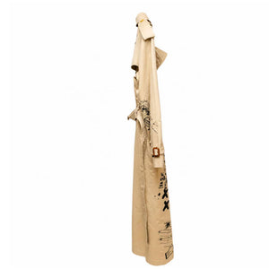 BURBERRY SKETCH PRINT TRENCH COAT BROWN / MULTICOLOURED