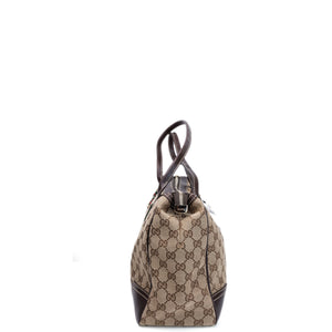 GUCCI GG CANVAS PRINCY TOTE BAG BEIGE GHW
