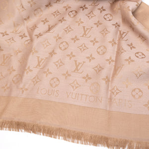 LOUIS VUITTON MONOGRAM DENIM SHAWL