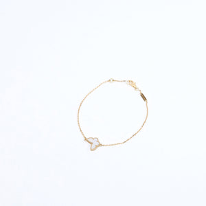 VAN CLEEF & ARPELS SWEET ALHAMBRA BRACELET YELLOW GOLD, MOTHER OF PEARL