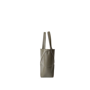 LOEWE MINI PUZZLE FOLD TOTE IN SHINNY CALF SKIN