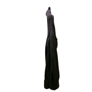 CHANEL 22S CARDIGAN BLACK COTTON / SILK