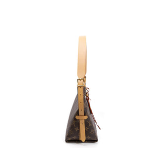 LOUIS VUITTON CARRYALL PM BROWN MONOGRAM CANVAS GHW (MICROCHIP)