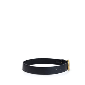 GUCCI GG MARMONT BLACK LEATHER BELT GHW 70 CM