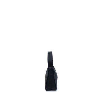 PRADA VINTAGE HOBO HANDBAG BLACK NYLON SHW