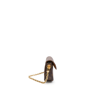 LOUIS VUITTON IVY WALLET ON CHAIN MONOGRAM CANVAS GHW