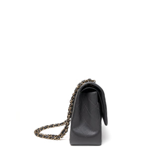 CHANEL JUMBO CLASSIC DOUBLE FLAP BAG GREY CAVIAR LEATHER SHW (MICROCHIP)