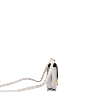 HERMES MINI CONSTANCE M4 GRIS PALE EPSOM GHW STAMP B