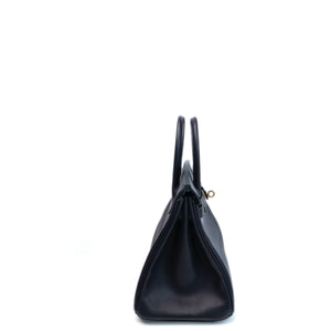 HERMES BIRKIN 25 VOLUPTO BLACK GHW STAMP G