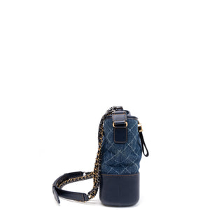 CHANEL GABRIELLE HOBO BAG DENIM / LEATHER MULTICOLOURED HARDWARE