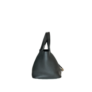 HERMES PICOTIN 22 BLACK SHW STAMP C
