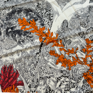 HERMES RETOUR A LA NATURE SHAWL 140*140CM