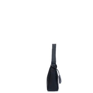 PRADA NYLON MINI TESSUTO SHOULDER BAG BLACK SHW