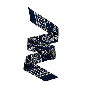 HERMES LES LEOPARDS BANDANA TWILLY