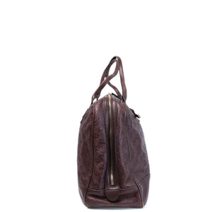 GUCCI GUCCISSIMA LARGE PRINCY TOTE BAG BROWN LEATHER GHW