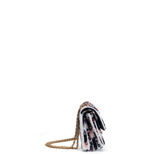 CHANEL 2.55 TWEED HANDBAG MULTICOLOR TWEED / LAMBSKIN LEATHER GHW