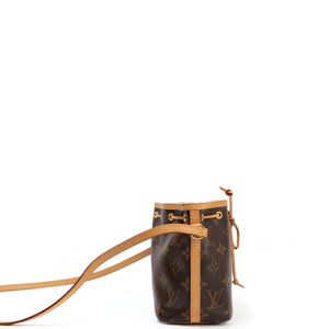 LOUIS VUITTON NANO NOE MONOGRAM CANVAS GHW